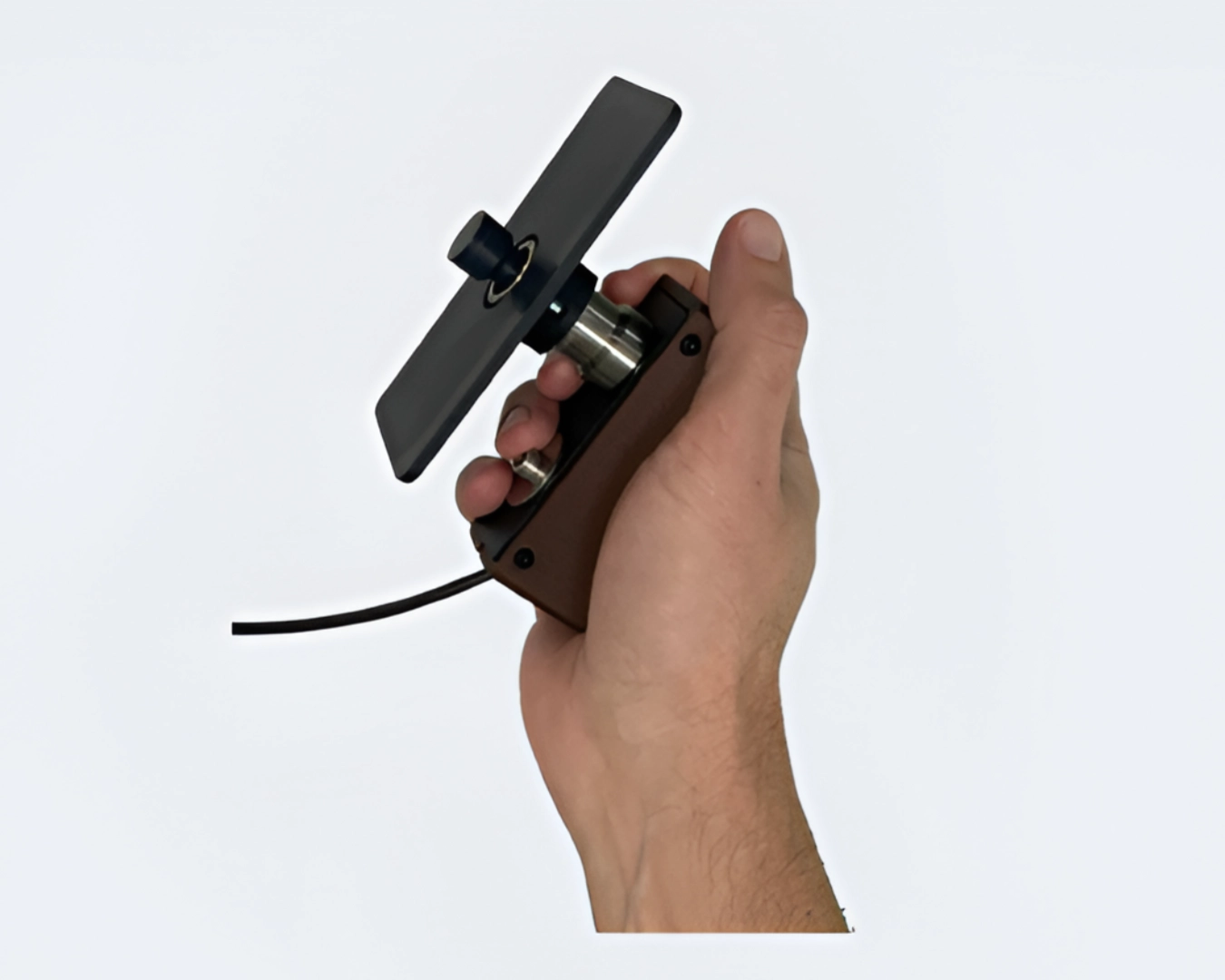 pixelcut-export firmness tester for noninvasive udder measurement in dairy cows, hardness testing of chicken breasts, and adaptable for cosmetic surgery applications.